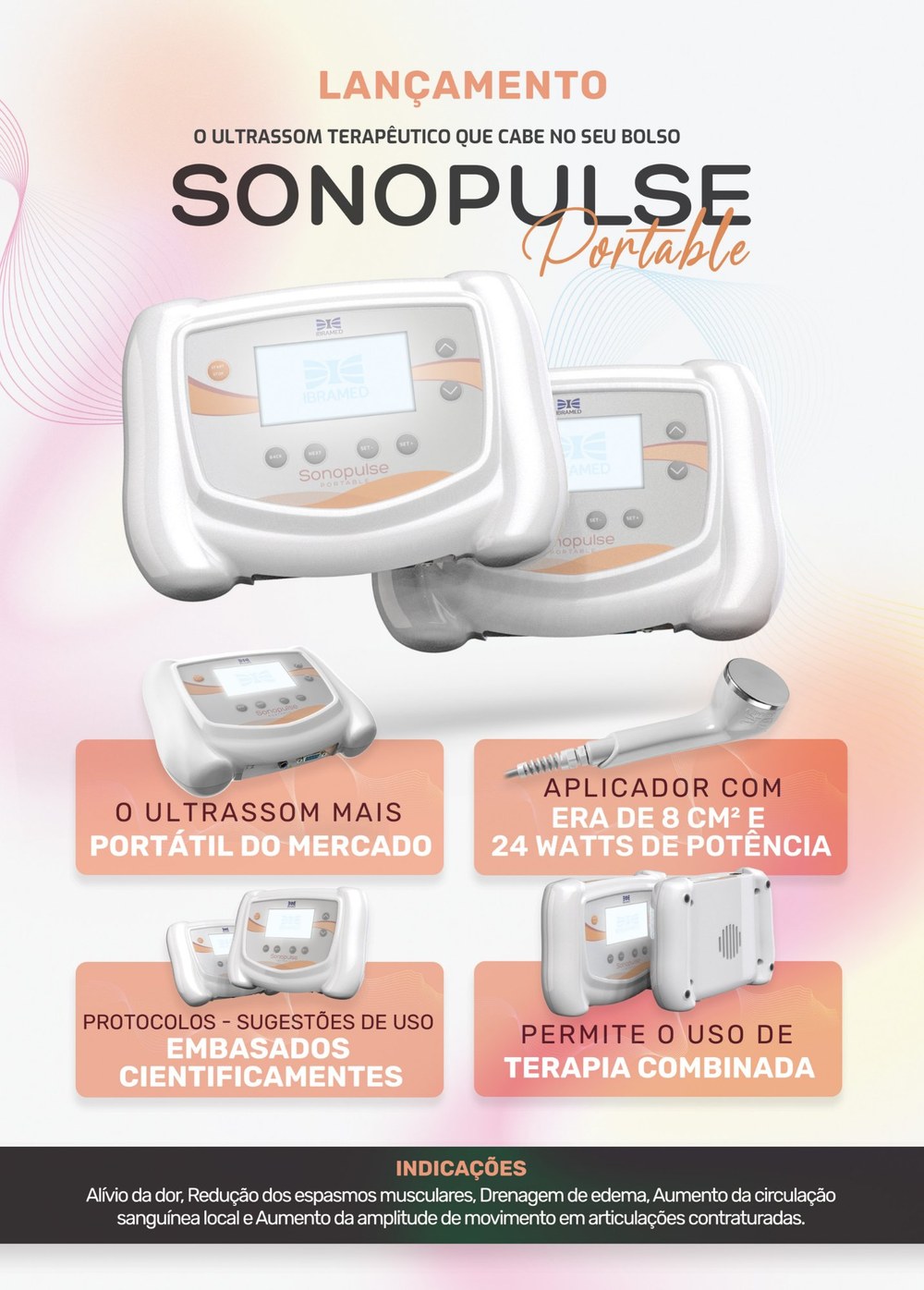 Sonopulse Portable - Ultrassom Terapêutico